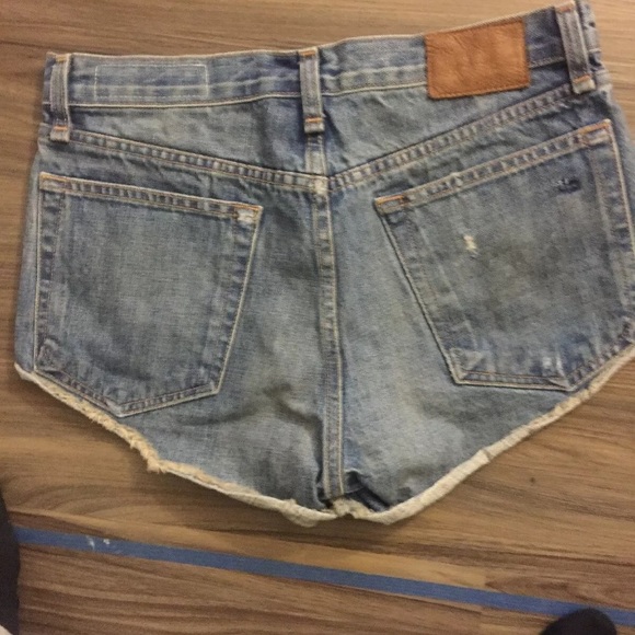 Rag & Bone boyfriend Rebel distressed jean shorts - Picture 3 of 6